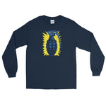 Vintage Grenade Unisex Long Sleeve Shirt - Navy - Pulp & Stitch