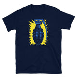 Vintage Grenade Unisex T-Shirt - Navy - Pulp & Stitch