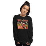 Wall of Death Unisex Long Sleeve Shirt - Black - Pulp & Stitch