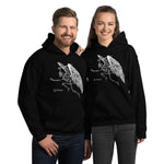 Winged Skeleton Unisex Hoodie - Black - Pulp & Stitch