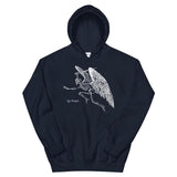 Winged Skeleton Unisex Hoodie - Navy - Pulp & Stitch