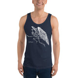 Winged Skeleton Unisex Tank Top - Navy - Pulp & Stitch