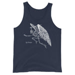 Winged Skeleton Unisex Tank Top - Navy - Pulp & Stitch