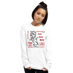 Zenda the Snake Charmer Unisex Long Sleeve Shirt - White - Pulp & Stitch