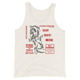 Zenda the Snake Charmer Unisex Tank Top - Oatmeal Triblend - Pulp & Stitch