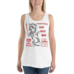 Zenda the Snake Charmer Unisex Tank Top - White - Pulp & Stitch