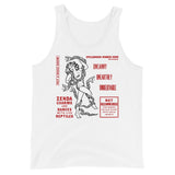 Zenda the Snake Charmer Unisex Tank Top - White - Pulp & Stitch